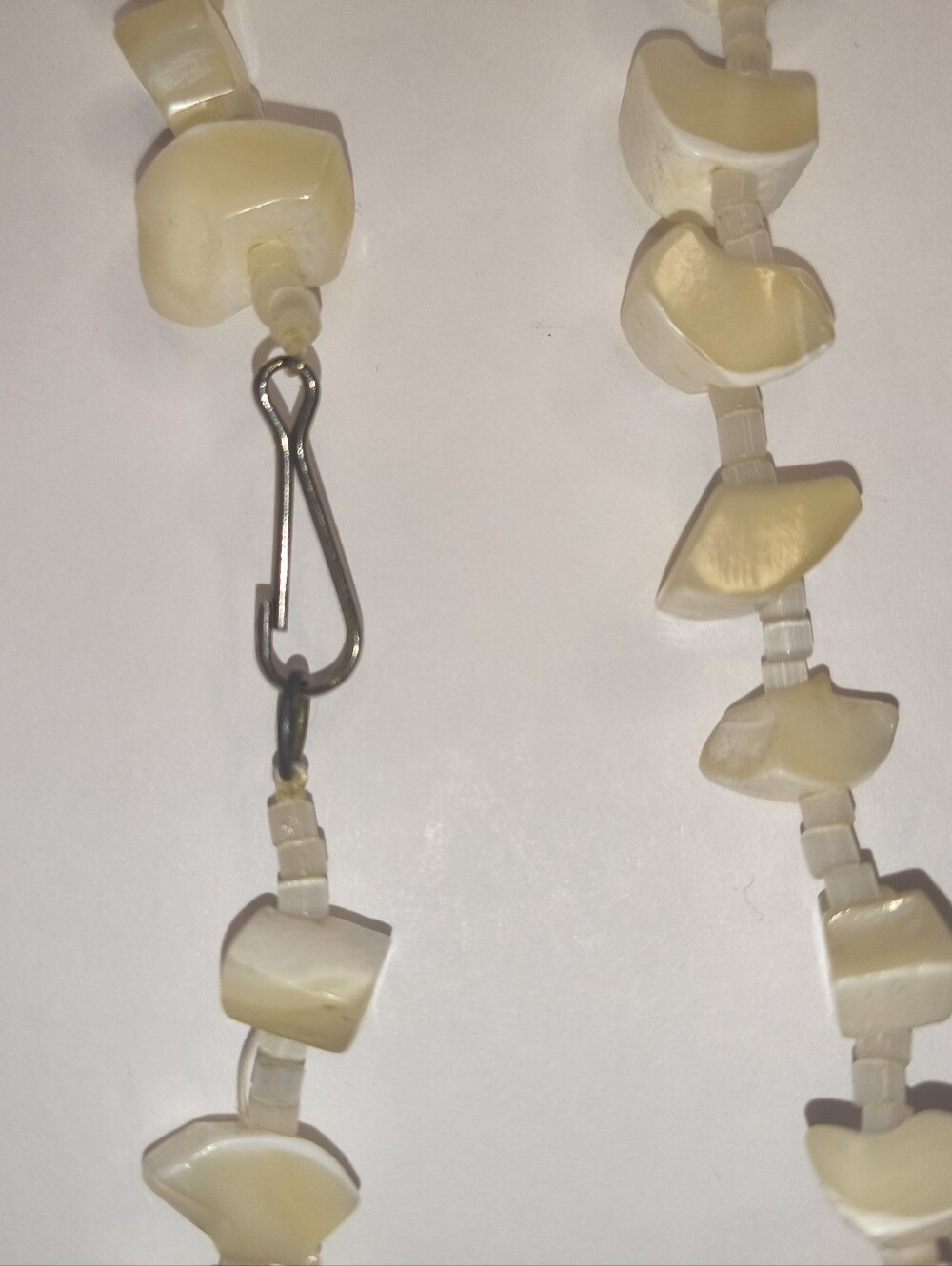 Cream Shell Chip Strand Necklace - Picture 5 of 8